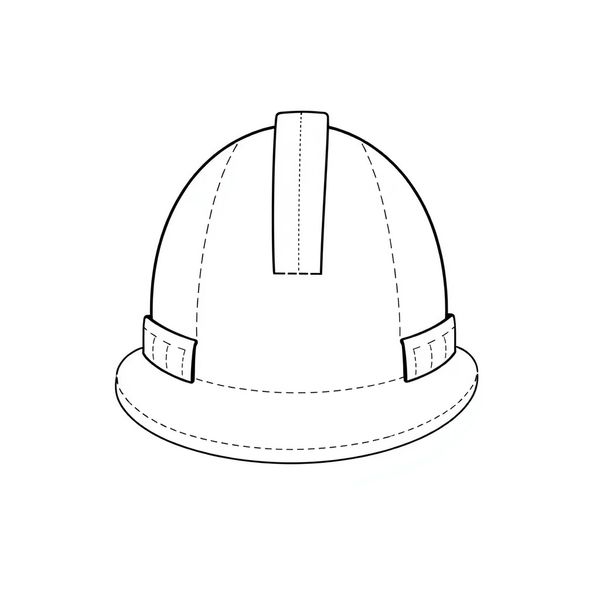 Szablon papierowego kasku (do wydruku)