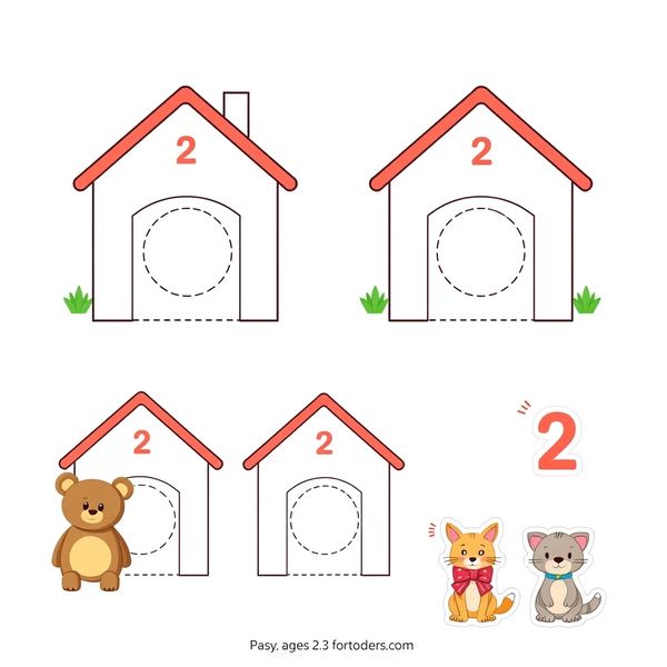 Szablony 'Domki dla zwierzątek'