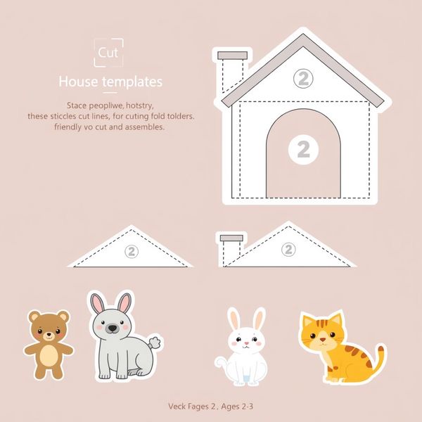 Szablony 'Domki dla zwierzątek'