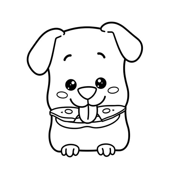 Kolorowanka: Kanapka-kundelek