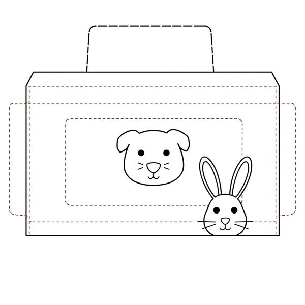 Owijka na pudełko — prosty wzór do dekoracji