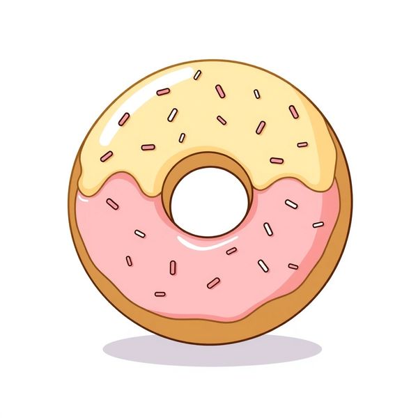 Duża ilustracja pączka (powitanie)