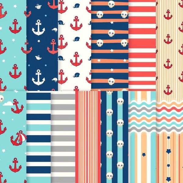 Wzory na chusteczki/wstążki