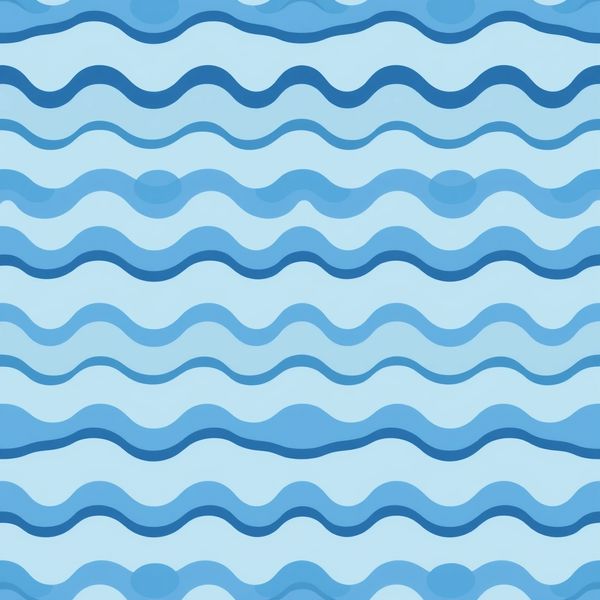 Wzór taśmy podłogowej — linia fal