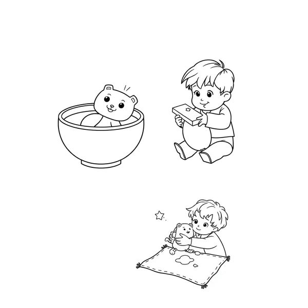 Kolorowanka: Pluszaki badacze