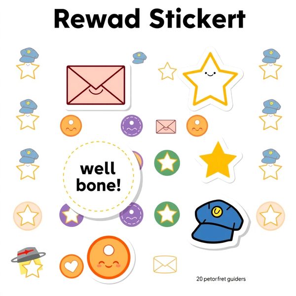 Arkusz nagród / pieczątek (naklejki za udział)