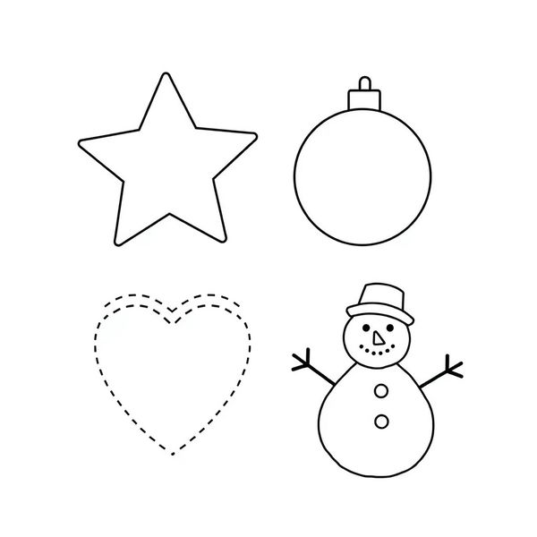 Szablony zawieszek: gwiazda, koło, serce, bałwanek