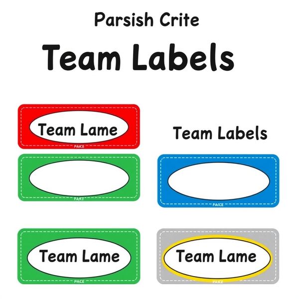 Etykiety drużynowe / mini-flagi