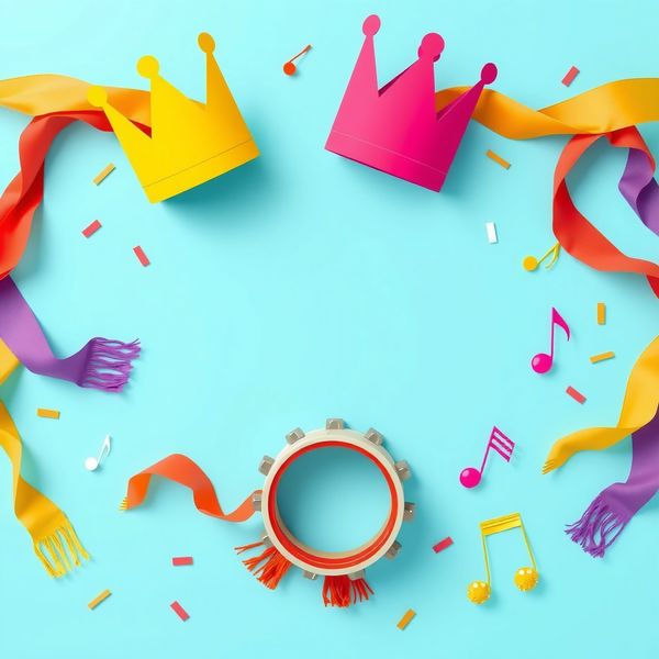 Plakat zapraszający — Mały Karnawał