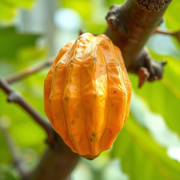 Strąk kakaowca — zdjęcie edukacyjne