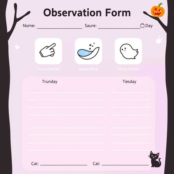 Karta obserwacji dla opiekuna