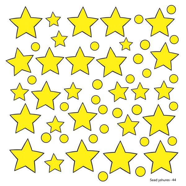 Szablon gwiazdek i kółeczek do wycięcia