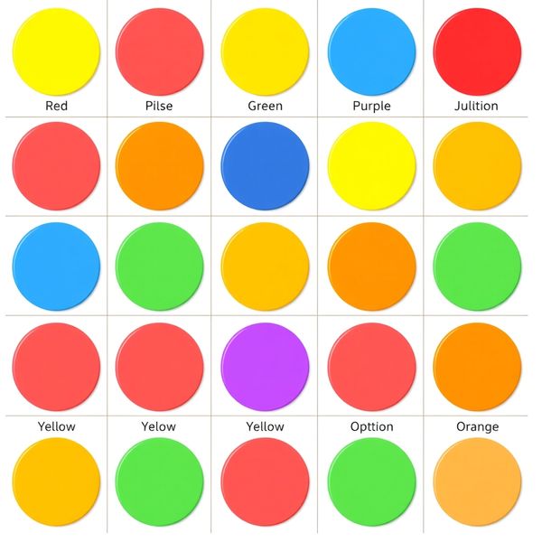 Znaczniki kolorów na podłogę