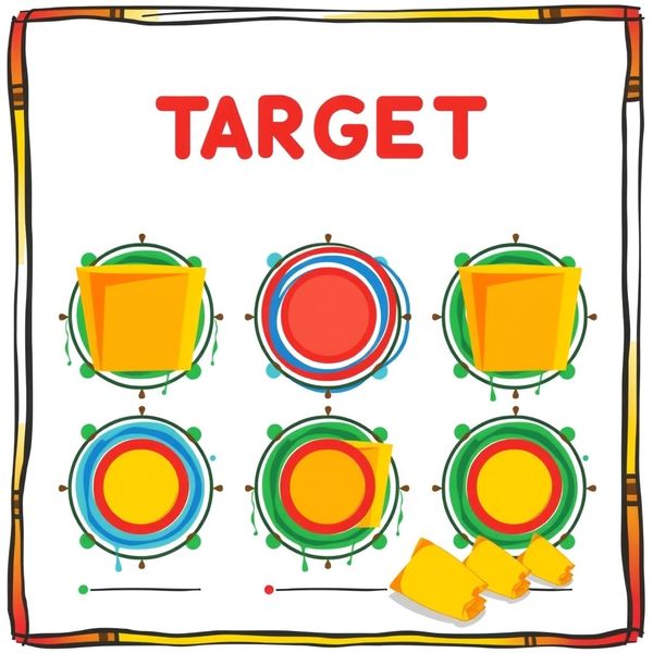 Plansza do rzutu — "Kredka do pudełka"