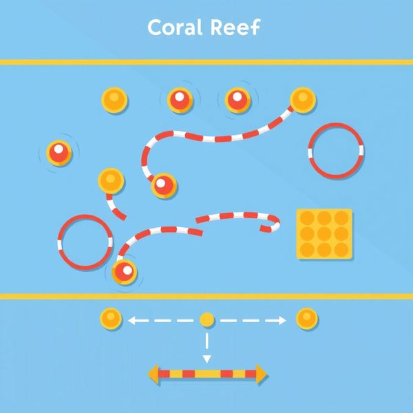 Stanowisko C — Rafa koralowa (tor przeszkód)