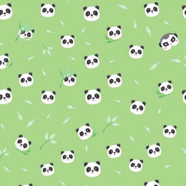 Wzór na chusteczki 'bambus' — do wydruku