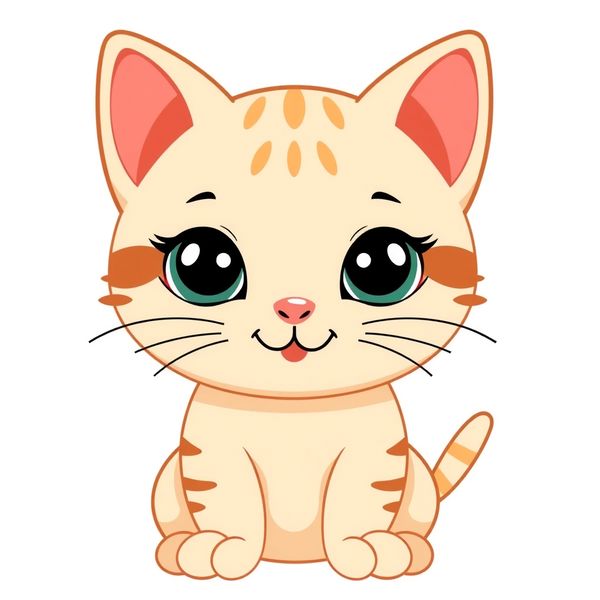 Kot — duży obrazek do wycięcia