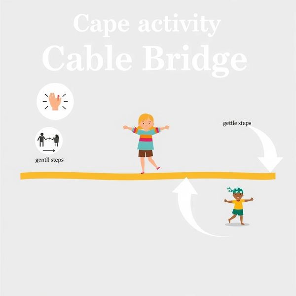 Plakat: Most kablowy — instrukcja zabawy