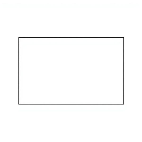 Kontur prostokątnej flagi - szablon A4