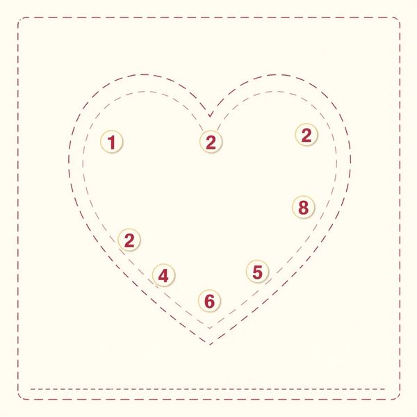 Plakat: duże wspólne serce (miejsce na naklejanie)