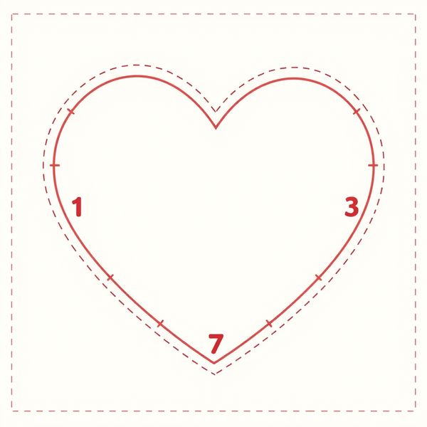 Plakat: duże wspólne serce (miejsce na naklejanie)