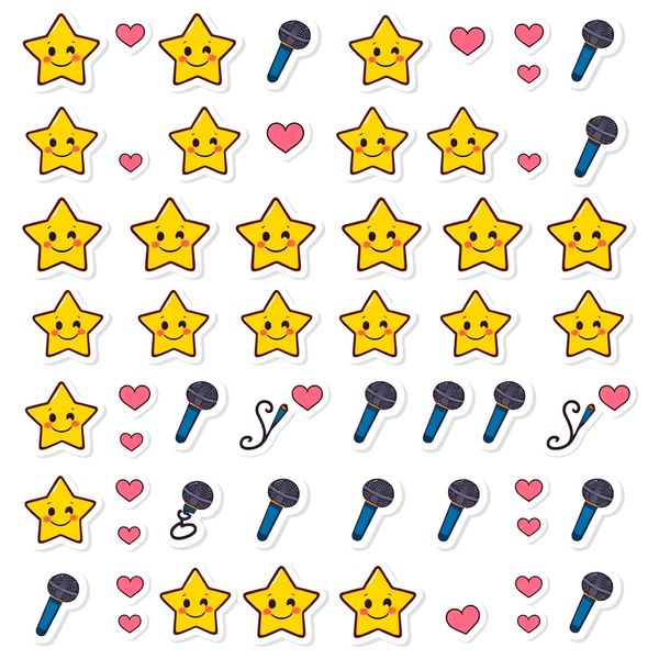 Arkusz naklejek uznania