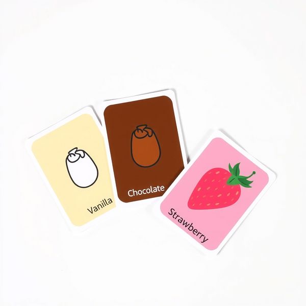 Karty smaków i kolorów — szablon do druku