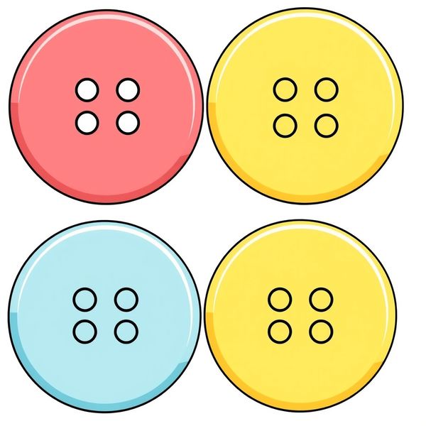 Guziki do wycięcia (duże ikony)