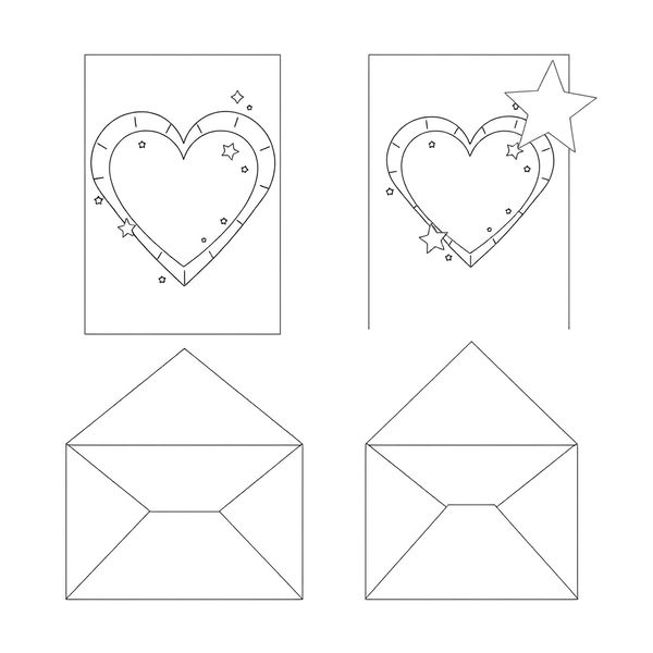 Szablony laurek i kopert — Poczta życzeń