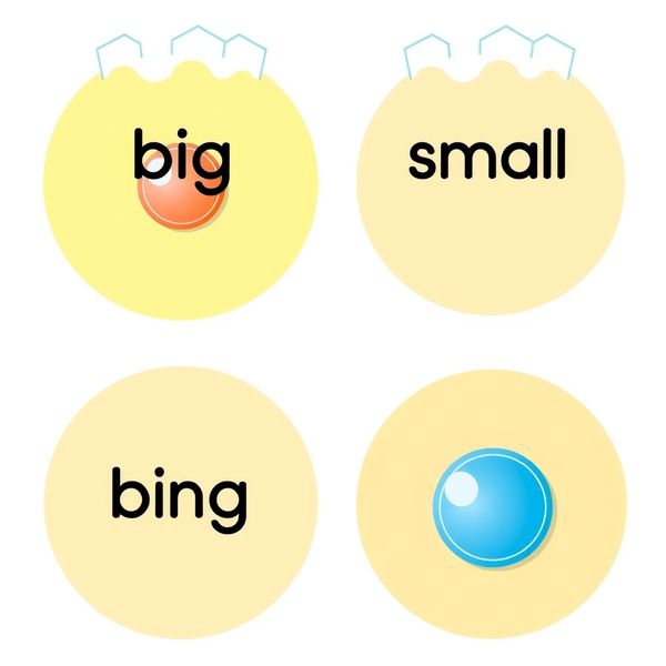 Etykiety do miseczek (duży / mały / czerwony / niebieski)