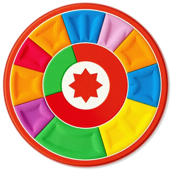 Dywanik do siedzenia w kole (widok z góry)