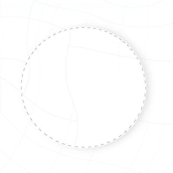 Szablon papierowego talerza / koła