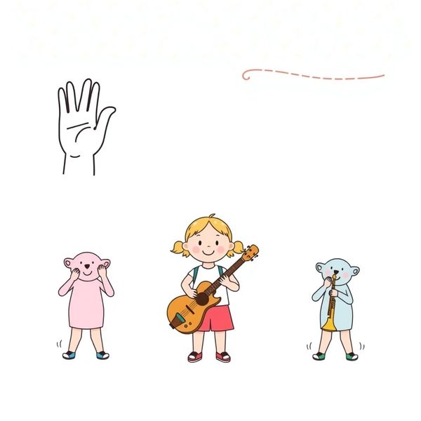 Szablon piosenki powitalnej z gestami