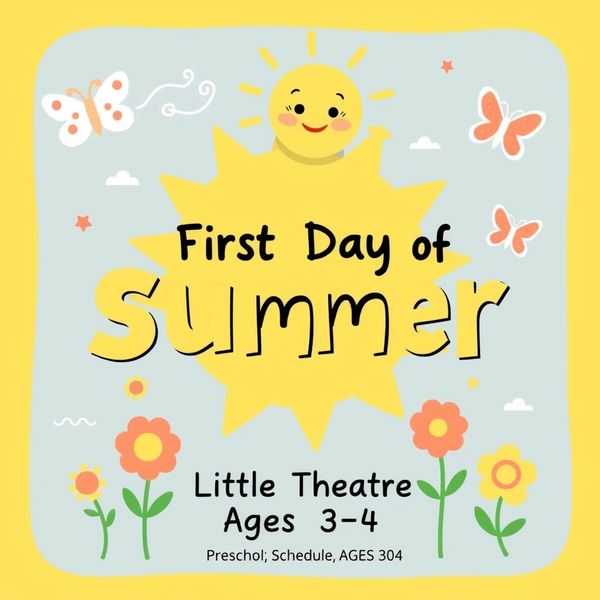 Plakat zajęć — Pierwszy Dzień Lata
