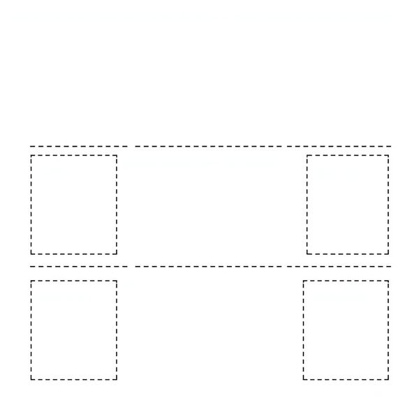Mini książeczka — pusty szablon stron