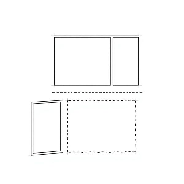 Mini książeczka — pusty szablon stron