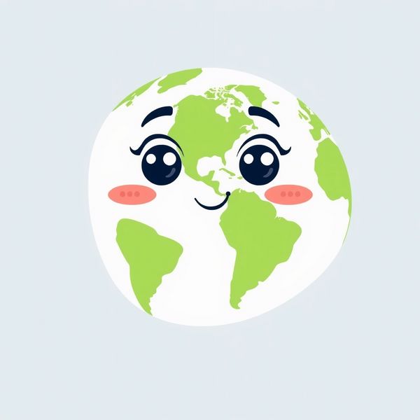 Grafika Ziemi / mała piłka z planetą