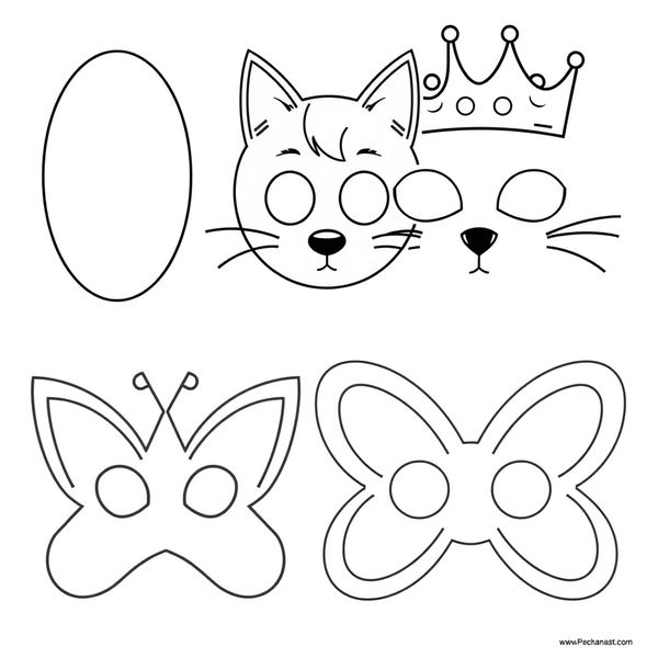 Bazy masek — szablony do druku