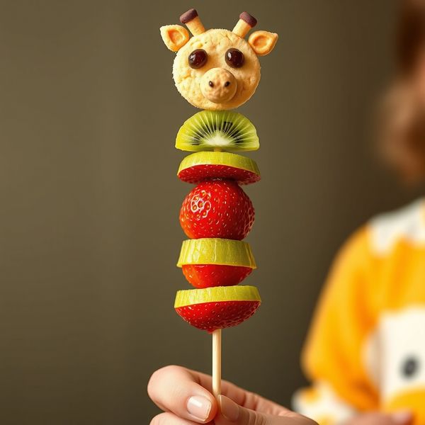 Zdjęcie — Owocowy patyczek (zbliżenie)