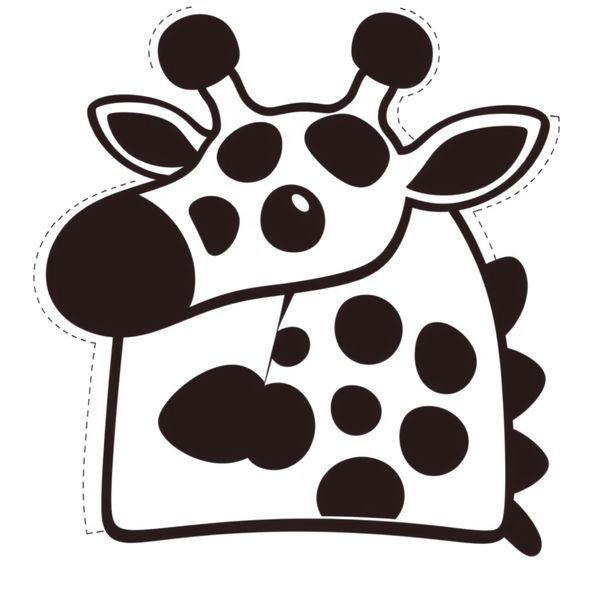 Szablony do wycięcia — szyja i głowa z sera