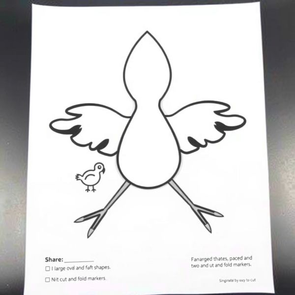 Szablon — ciało i skrzydła