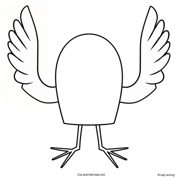 Szablon — ciało i skrzydła