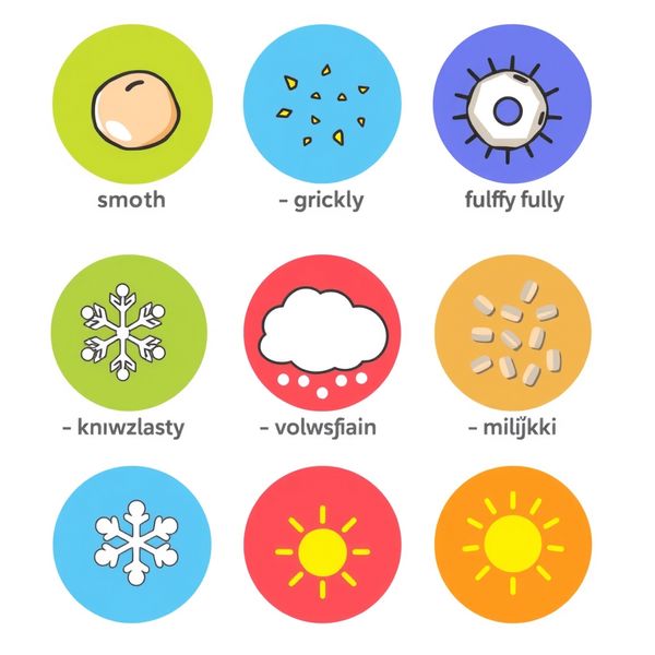 Karty dotykowe — ikony tekstur