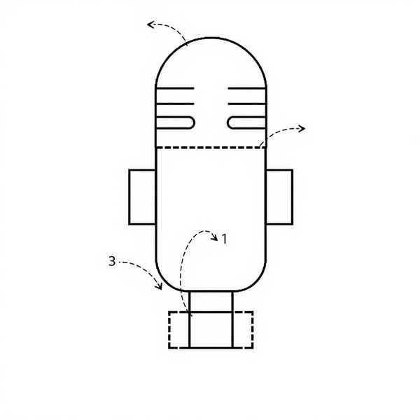 Szablon papierowego mikrofonu