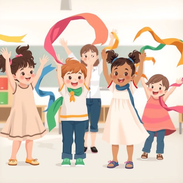 Chusty i wstążki — inspiracja ruchu