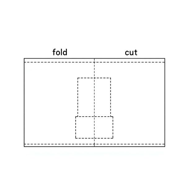 Szablon składanej książeczki (do wydruku)
