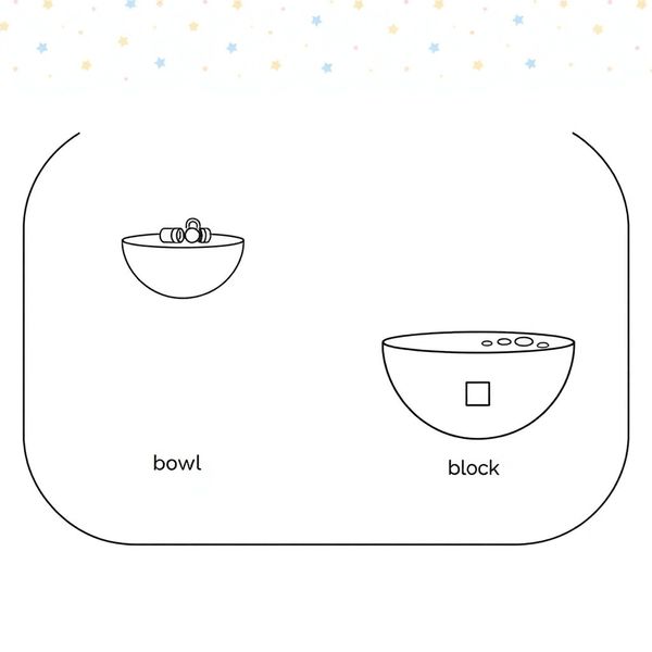 Matka eksperymentu — szablon do druku (Pływa / Tonie)