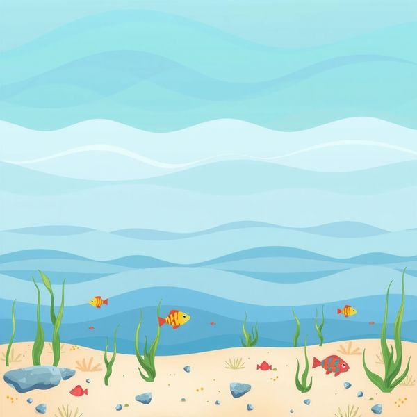 Tło 'ocean' do wydruku (plansza)