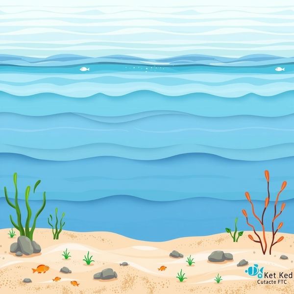 Tło 'ocean' do wydruku (plansza)