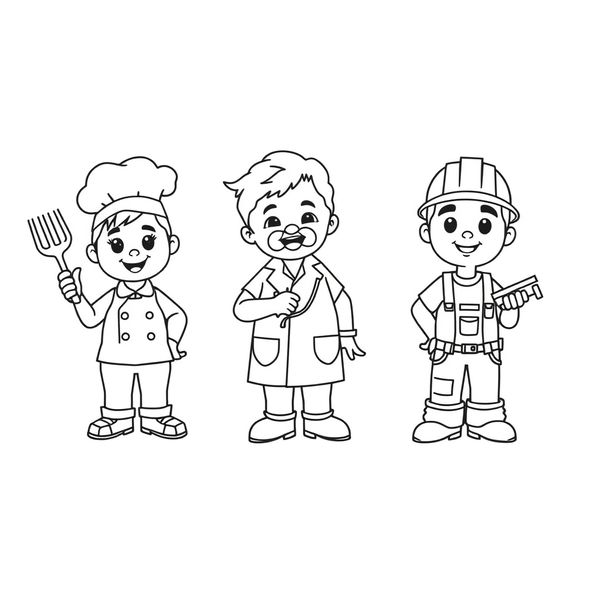 Kolorowanka: Zawody (3 strony)